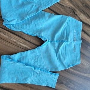 Alphalete blue leggings-size S